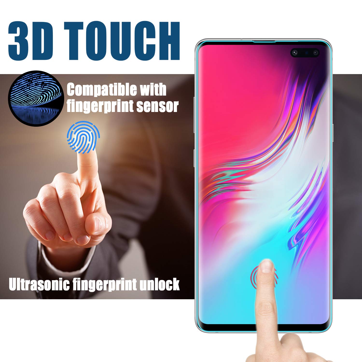 Bakeey-3D-Curved-Edge-Ultrasonic-Fingerprint-Unlock-tempered-glass-Screen-Protector-for-Samsung-Gala-1515890-3